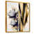 Toile avec cadre flottant or