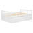 Full Size White Daybed with Twin Trundle & Storage Drawers – Space-Saving Guest Bed for Kids & Adults-117789854