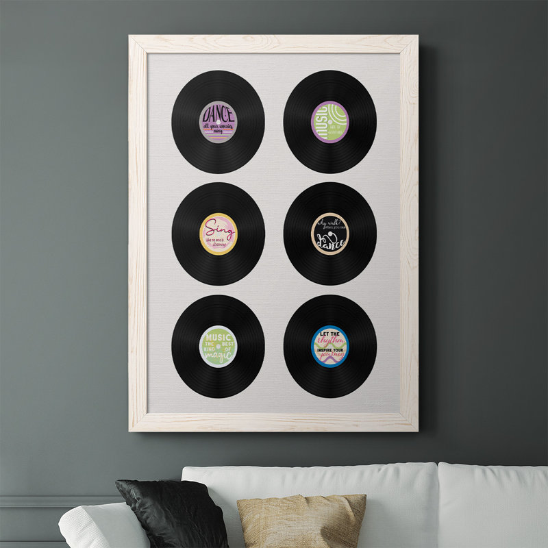 Impression sur toile encadrée de vinyle, Blanc, H 37,5 po x l 27,5 po x P 1 po