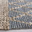 Tapis géométrique en jute / coton tissé à la main Alegria-804950279
