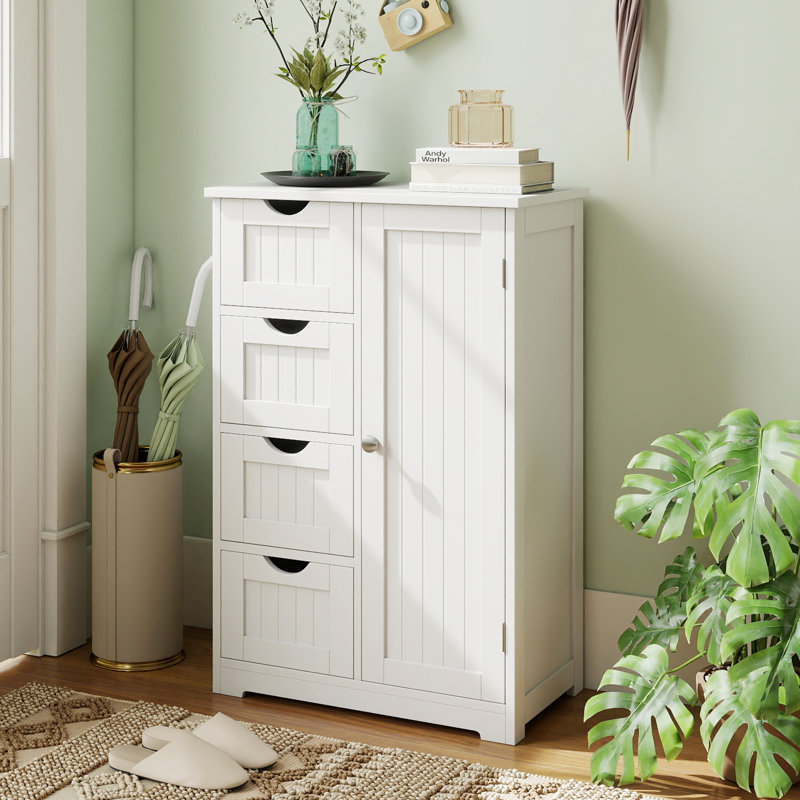 Sturdivant Bathroom Cabinet, White