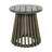Outdoor Acacia Wood Patio Side Table, Round Coffee Table For Backyard, Lawn, Balcony-357393863