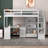 Alayziah Kids Twin Size Loft Bed-2001101183