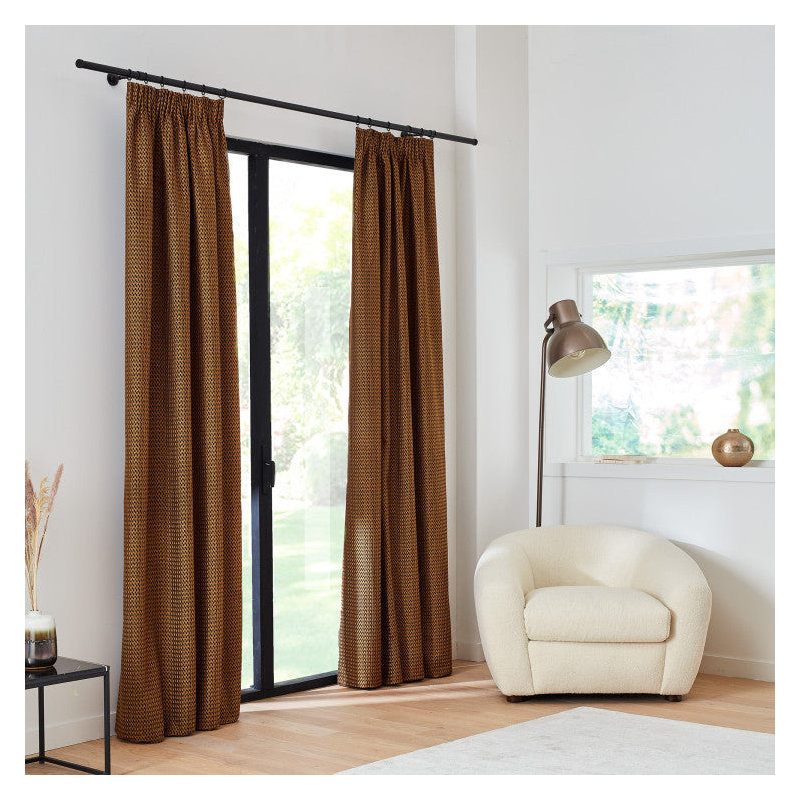 Octave Blackout Curtain Single Panel, Width 137 x Drop 280cm