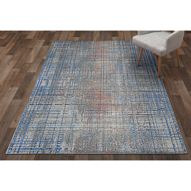 Atanasa Abstract Indoor Rug, Rectangle 5'3" x 7'6"