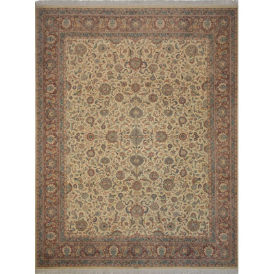 Rakowski One-of-a-Kind 9'2" X 12'3" New Age Wool Area Rug in Beige