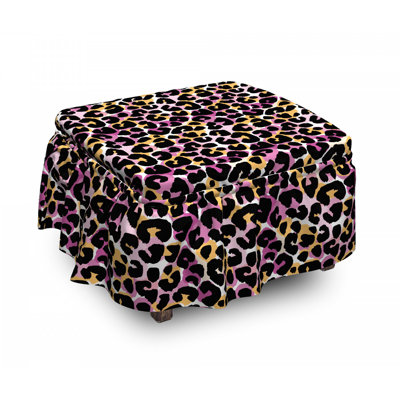 Box Cushion Ottoman Slipcover