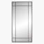 Brynnli Metal Flat Floor Mirror