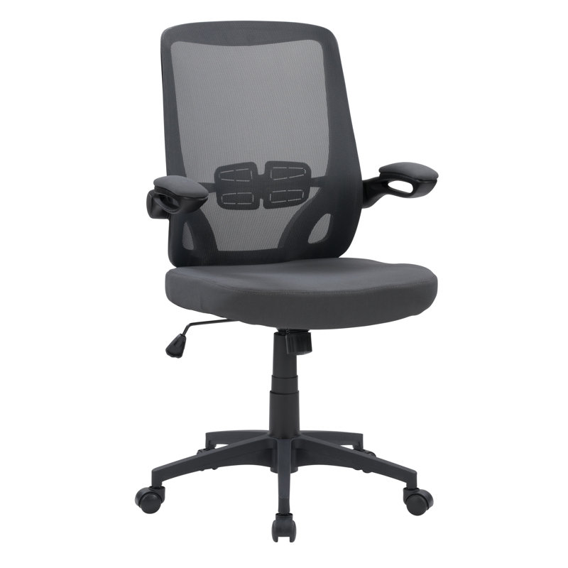 Chaise de bureau Morry, Gris / Gris