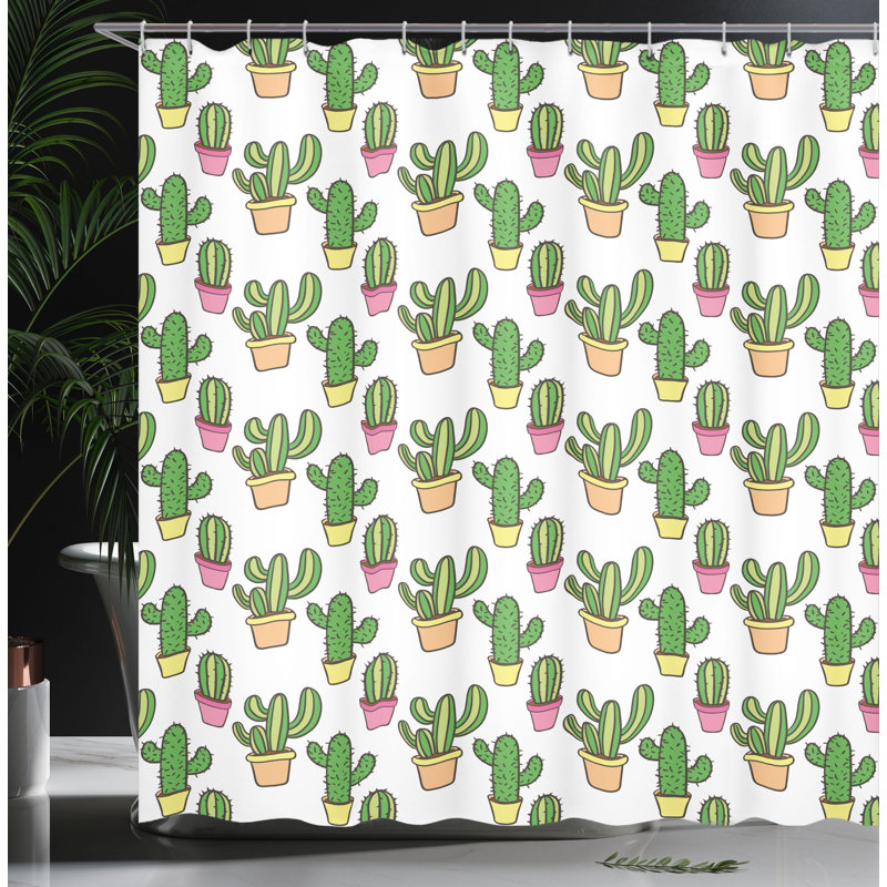 Shower Curtain with Hooks Included, 84"H x 69"W