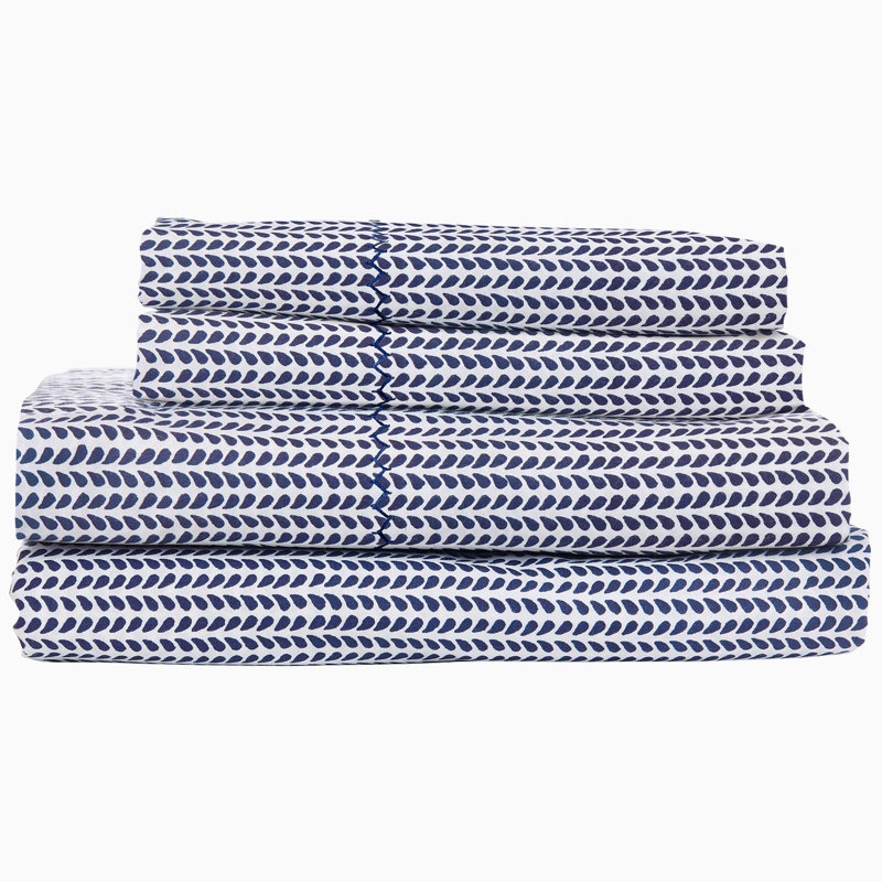 Cinde Percale Sheet Set, Queen
