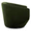 Fauteuil demi-tonneau pivotant en velours Elexi-929657895