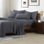 Ensemble de draps en microfibre ultra douce Swift Home Essentials avec taies d’oreiller incluses, poches profondes jusqu’à 14 po, infroissable et facile d’entretien, pêche douce