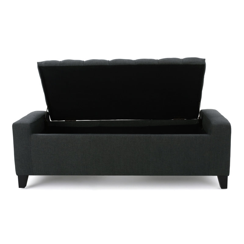Gris foncé spacieux pour rangement supplémentaire - 49,76 po Profondeur x 20,08 po de largeur et 17,02 po de hauteur pour garder votre espace propre 17,02 po H 51,00 po l 20,50 po