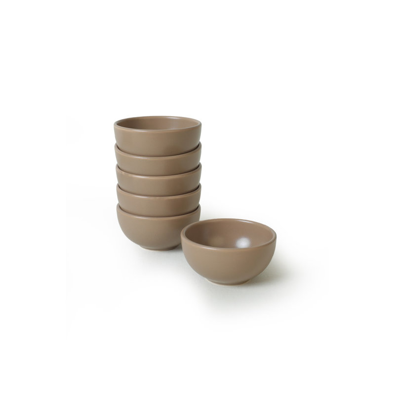 Latitude Run Antaniya Salad Bowl, Matte Taupe