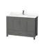 Sheffield 48" Freestanding Single Bathroom Vanity with Quartz Top-302123045-302166062
