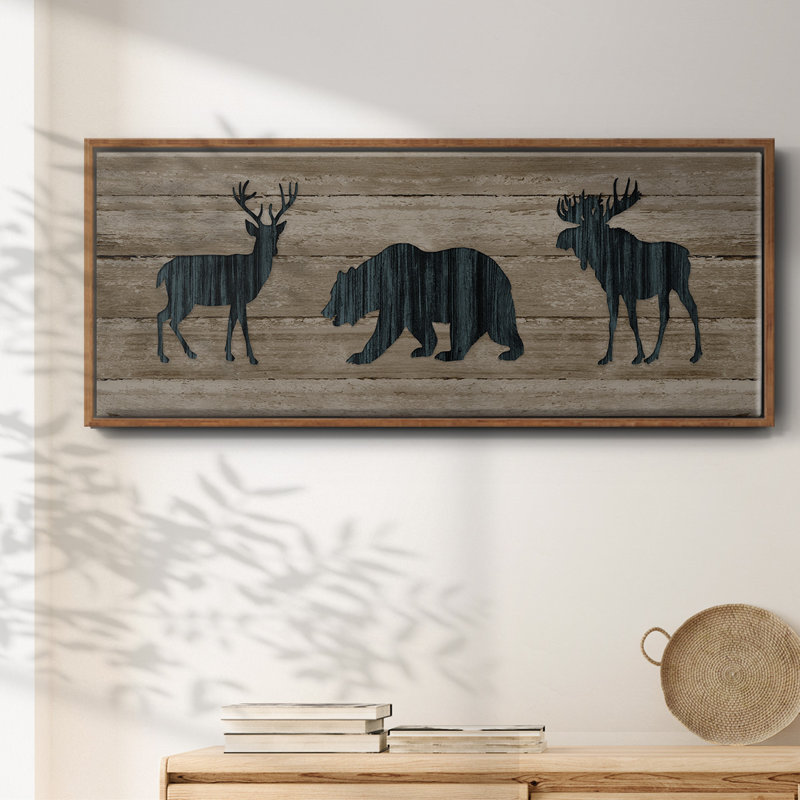 Woodland, toile à trois cadres