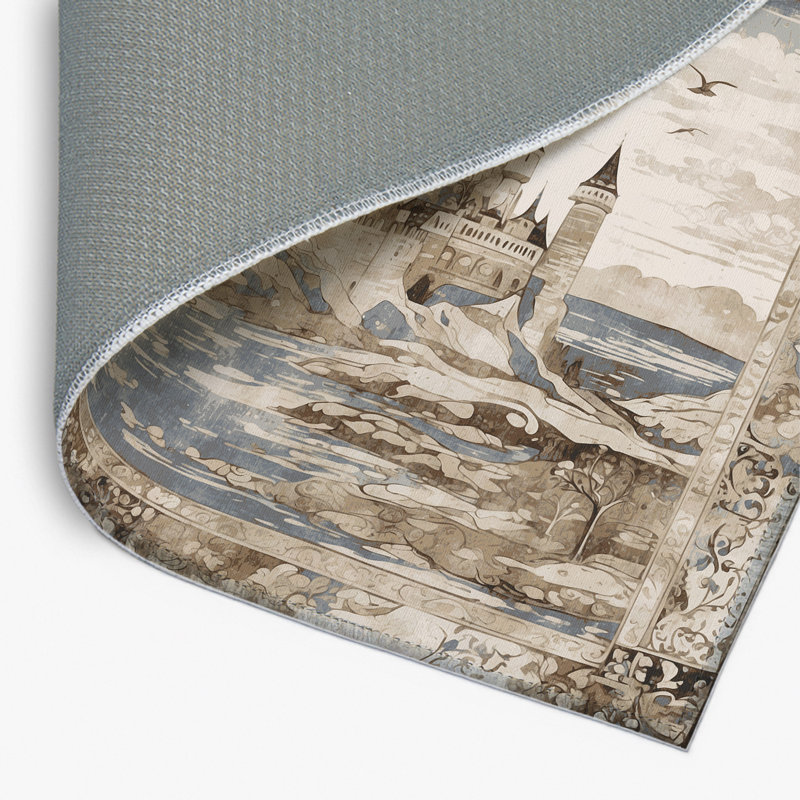Tapis intérieur et extérieur Spiral Keep, Rectangle 1 pi 6 po x 2 pi 6 po