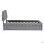 Lit plateforme tapissier Teddy