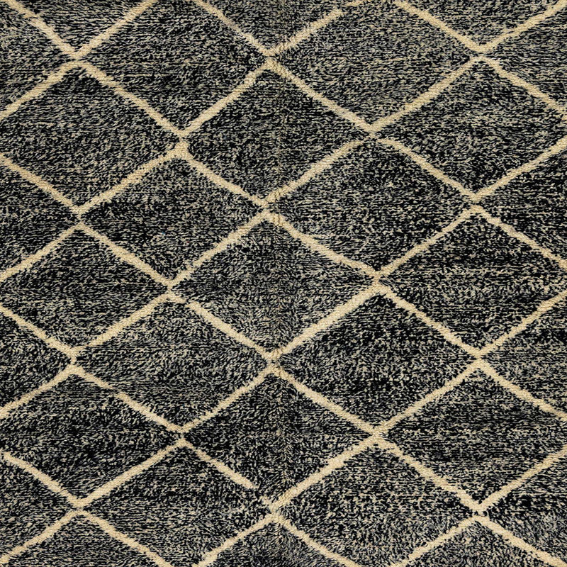 Tapis abstrait moderne 2910, Carré 4 pi