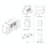54'' Single Bathroom Vanity with Sink-49240075