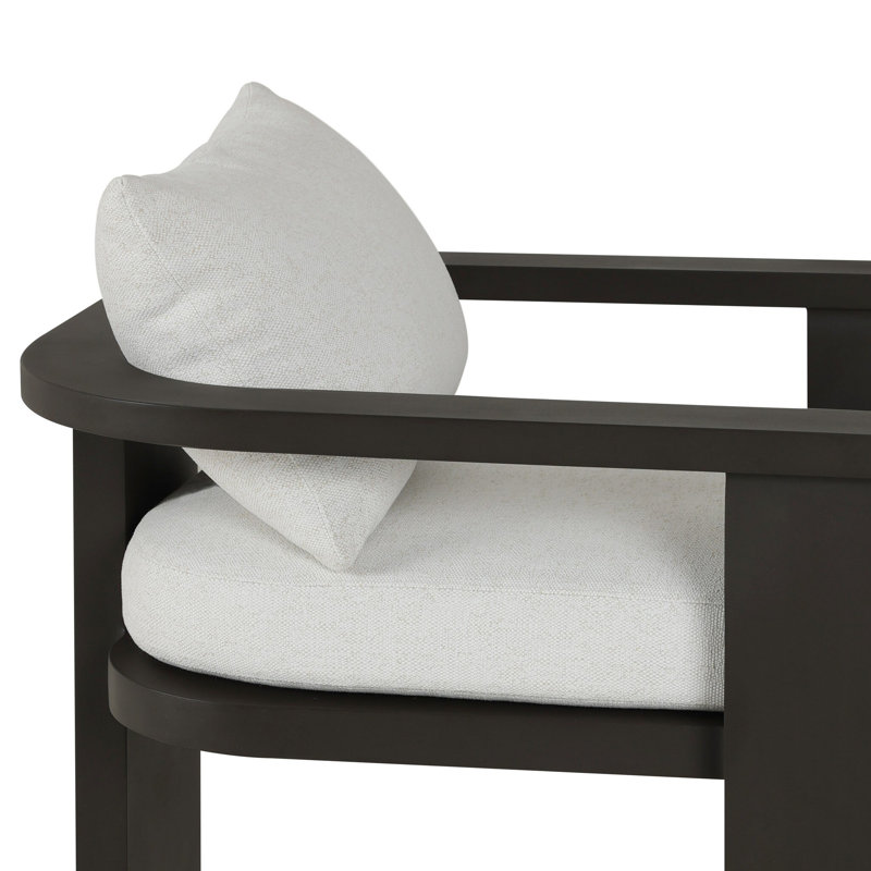 Tahana Outdoor Dining Armchair, Alessi Linen