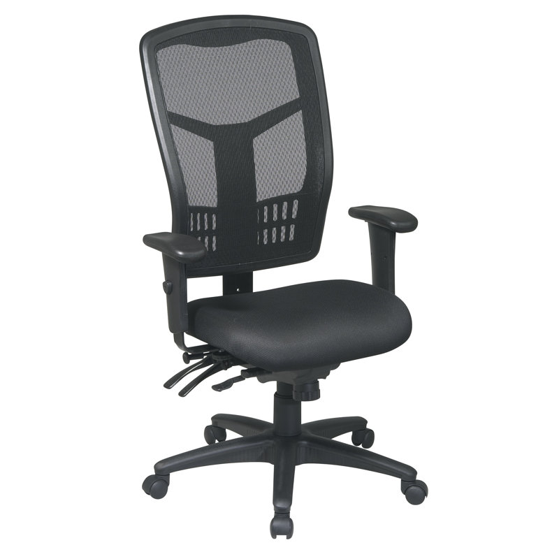 ProGrid Polyester Blend Task Chair, Diamond - Jet