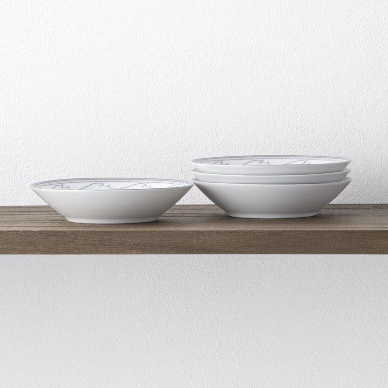 Noritake Satin Flourish Fruit Bowls, 5", 9 oz.
