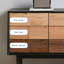 Modern Solid Wood Accent Cabinet