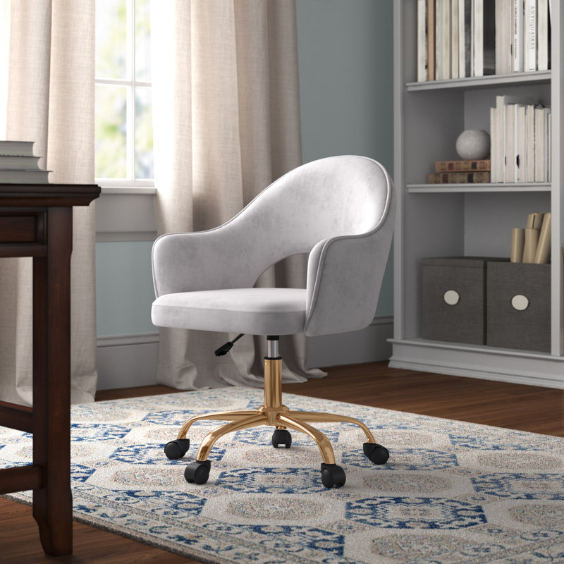Chaise de travail Rhoads, Gris