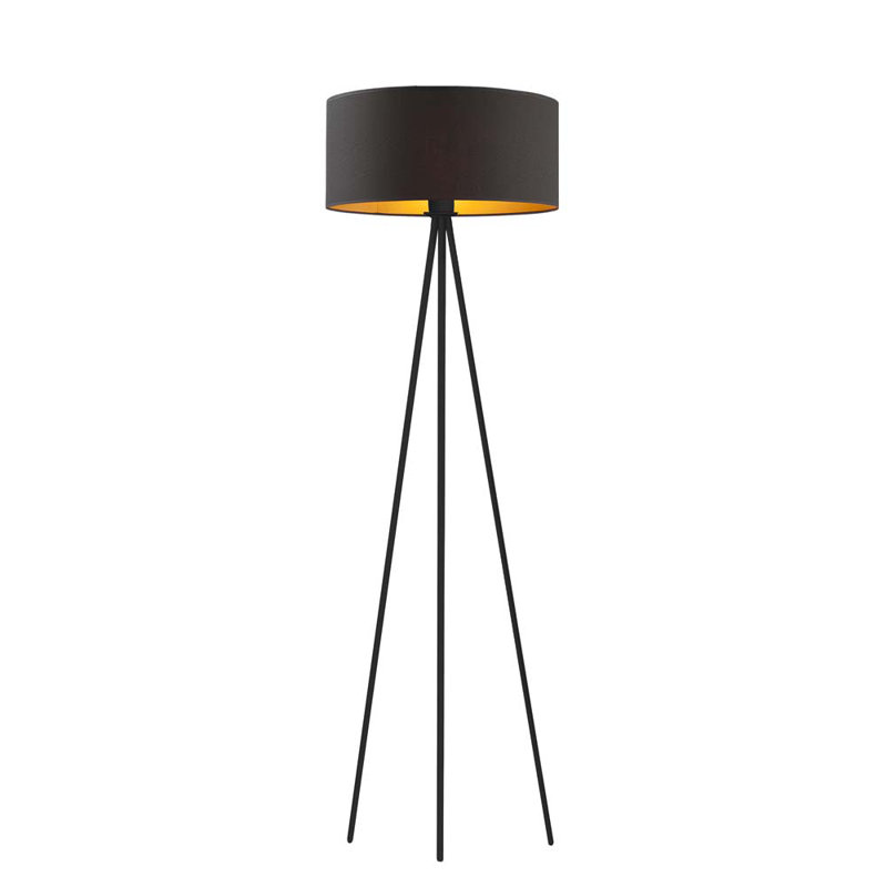 Ontario 157cm Tripod Floor Lamp, Black, Black