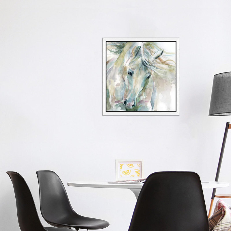 Exuberant Spirit by Carol Robinson - Painting on Canvas, 66.04 cm H x 66.04 cm W, White Framed