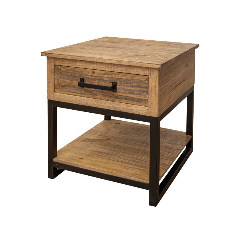 Table de bout avec rangement Edelina