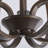 Mabel 3-light Contemporary Flush Mount Chandelier - Bronze