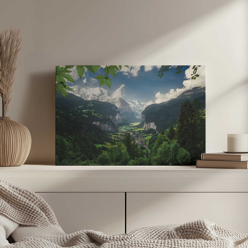 «Majestic View III» par Martin Podt, reproduction d'art, L 48 x H 32, Does Not Apply, Toile tendue