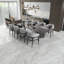 Splendor 24 po x 48 po Carreau de mur et de plancher en porcelaine polie blanche avec veine grise (paquet de 2 de 15,42 pieds carrés) - paquet de 2