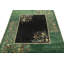 Wool Area Rug in Green/Black/Yellow/Blue