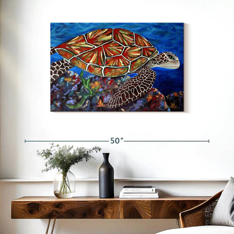 Tortue de mer Brampt Splashy, H 24 po x l 36 po