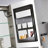 LED Large Rectangular Aluminum Alloy Surface Mount Medicine Cabinet With Mirror