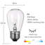 25-Pieces Clear 11-Watt S14 Incandescent Light Bulb with E26/Medium (Standard) Base