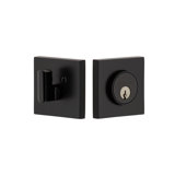 Quadrato Single Cylinder Keyless Deadbolt with Rosette