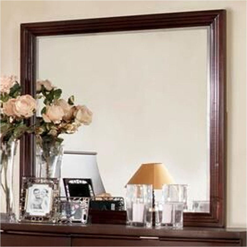 Leeanah Flat Wall Mirror with Drawers