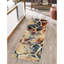 Tapis contemporain contemporain de couleur brique-510062669