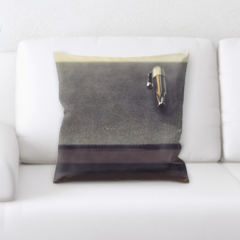 Microsuede Reversible Throw Pillow