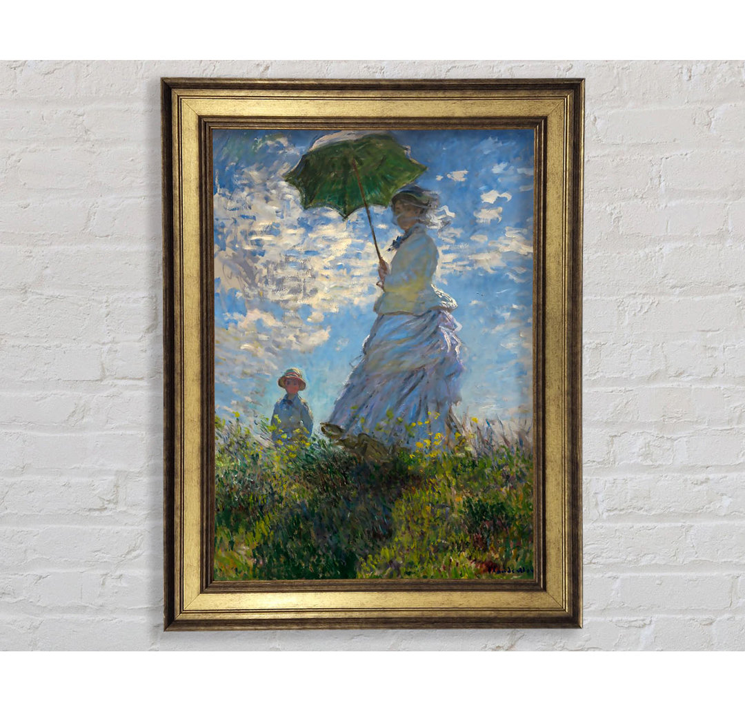 Madame und ihr Sohn von Monet - Einzelne Bilderrahmen Kunstdrucke