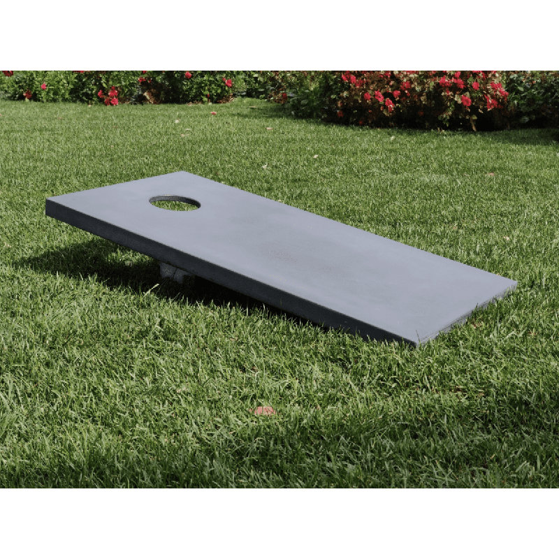 Ensemble de planches de béton flottantes Cornhole, Noir