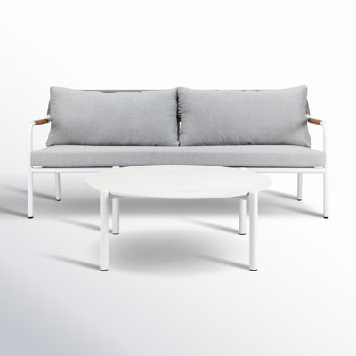 Dean Sofa And Coffee Table, Grey by AllModern