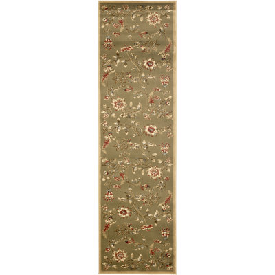 Tapis à motif floral Carolane