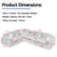 Canapé modulaire surdimensionné en velours 118 po avec méridienne en forme de L 118 po et canapé modulaire sans cadre en mousse à mémoire de forme-624594084