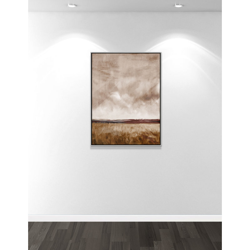 Autumn Sky Print by Kimberly Allen, 31.5'' W x 41.5'' H, Silver Floater